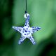 Multicolor Beach Theme Assorted Starfish Christmas Tree Ornaments Set of 10 Pcs